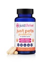 Bare Thrive Bare Kjæledyr Probiotika - Daglige Digestive Probiotika for hunder og katter - 4 milliarder CFUs Pet Probiotic, 30 kapsler