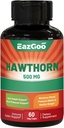 Hawthorn Berry Capsules-antioksidant, Circulation Support-Hawthorne Supplement- 60 Capsule Vegan, Ikke-GMO