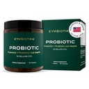 CYMBIOTIKA Probiotic + Prebiotic, 60 milliarder CFU - 19 Strains, Gut helsetilskudd for kvinner og menn, Immunstøtte, Digestiv Helse, & Gut Balance, 90 kapsler, 1 måneds forsyning, laget i USA