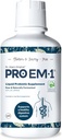 TeraGanix Organic Liquid Probiotic (30 dagers forsyning), Gut Health Supplement, Dr. Formulert for voksne og barn, forbedrer immunfunksjonen, Digestion & Nutrient Absorpsjon, 6 Mil CFU / ml (16 fl oz)