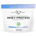 Muskelfest Grass-Fed Whey Protein Konsentrat pulver, Alt naturlig, Hormone gratis pastur hevet Whey Protein pulver for kvinner og menn, ren, ikke-GMO & Glutenfri Whey Konsentrat - Uslavored, 5lb