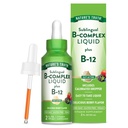 Naturens sannhet sublingual B-kompleks | med B12 | 2 Fluid Ounces | Berry Flavor | Vegansk, ikke-GMO & Glutenfri Supplement