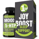 NooMost Mood Support Supplement for Mood Boost, Calm Mind & Body, Stress Response, Energi Supplement – Herbal Adaptogens: Ashwagandha, L Tyrosin, 5 HTP, Passion Blomster, 30 Counts