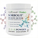 Sorbolit Zeolit Detox - 7,05 oz Zeolit pulver Supplement for full kropp Detox - Gut Cleanse, Cellular Lever Detox ® 200 dagers forsyning