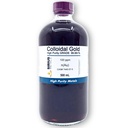 True Colloidal Gold (100 ppm) - 99,99+% Renhet - 500 ml (16,9 Fl Oz) i en klar glassflaske