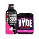 PROSUPPS L-karnitin 3000 stimulerende gratis flytende skudd (31 serveringer, Dragon frukt) og Mr. Hyde Signature Series Pre-Workout Energi pulverisert drikke (30 serveringer, Pixie Støv) Bundle