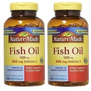 Naturen laget fiskeolje 1200mg med Omega-3, 400 softgels