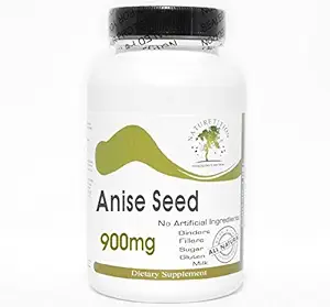Anise Seed 900mg ~ 180 Kapsler - Ingen additiver ~ Naturlig kosttilskudd