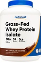 Nutricost Grass-Fed Whey Protein Isolat (Chokolat) 5LBS - Ikke-GMO, Glutenfri, Naturlig Flavors