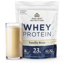 Gamle Ernæring Grass Fed Whey Protein, 23g Protein, Hydrolysert Collagen Peptider, Organisk Regenerative A2/A2 Melk Protein (35 Serveringer, Vanilla Bean)