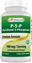 Best Naturals P5P Vitamin B6 (Pyridoxal 5 Fosfat) 100 mg/Serving - 120 tabletter - en aktiv form for vitamin B6.
