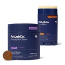 PetLab Co. Paw & Probiotic Bundle: Hund Paw Balm å støtte tørr, brakket Paws 2,4 Ounces & Hund Probiotika for Gut Helse, Seasonal Allergier, Hud & øre Yeast 30 Count