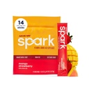 AdvoCare Spark - Energidrikk Mix - vitamin og aminosyre Supplement - støtter energi og fokus* - Bærbar immunologisk støtte* - Sukkerfri - Mango Jordbær, 14 Stick Packs (3,5 oz)