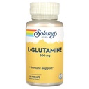 SOLARAY L Glutamin Kapsler 500 mg - Immunsupport - Gratis Aminosyre - Lab verifisert, 60-dagers pengene-tilbake garanti, 50 serveringer, 50 Vegkapsler