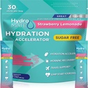 Elektrolytt pulver sukker-fri hydrasjon pakker Strawberry Lemonade HydroMATE 30 Sticks