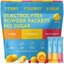 Keto Vitals Opprinnelig Electrolytes Powder Packets ® Keto Vennlig Electrolyte Hydration Packs ® Sukkerfri Elektrolytter ® Energidrikk Blande ® Zero Calorie Zero Carb (Original Assortert, 30 Count)