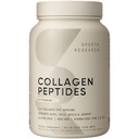 Idrettsforskning Collage Peptider - Hydrolysert Type 1 & 3 Collage Powder Protein Supplement for sunn hud, negler, og joints - lett å blande vitale næringsstoffer og proteiner, kollagen for kvinner og menn