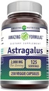 Amazing Formler Astragalus 2000 mg Per Serving Kapsler Supplement | laget av ren Astragalus Membranaceus Plant Root Extract | Ikke-GMO | Glutenfri (250 Count)