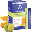 Blåskift gurkemeie citrus medley - gurkemeie pulver pakker for vann, gurkemeie curcumin Supplement, Ingen sukker drikk blanding for naturlig gjenoppretting støtte - Citrus flavor, pulver pinner (10 pakke)