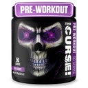 JNX spiller forbannet! Pre Workout pulver for menn og kvinner, koffein, Beta-Alanin, Kreatin, L-Citrulline, 50 serveringer, mørk grapeflavor – økt energi, styrke og fokus