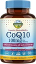 Terranikk CoQ10 100mg, 120 Softgels, Absorpsjon med ekstra jomfru Olive olje, hjerte helse og energi produksjon