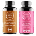 Happy Sunn Hippie Vaginal probiotika for kvinner og være jordet stress relief