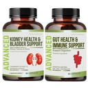 Nyre Cleanse Detox & Reparasjon og bladder Støtte-Neural Support Supplement for Nyre gjenoppretting med Chanca Piedra, Cranberry, Juniper Berries for Nyre Detox og Bladder Health.60 dagers forsyning