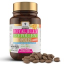 BEE og du kongelige Jelly + Propolis + Bee Pollen Chewable Tabletter - høy potens - ingen kunstig flavor / preservativer - Ingen tilsatt sukker- ingen soya / milk / gelatin / GMO / gluten, 500 mg x 60 tabletter