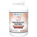 Wonder Laboratories Proteolytiske Enzymer | Bromelain Papain Pancreatin Trypsin 550 mg Totalt med standardisert Amylase, Lipase og Protease, 300 tabletter