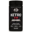 PMD Sports Nitro CM Nitric Oxid med Agmatine Pre Workout Supplement - Muskelvekst og muskelpumpe med L Arginine - Endurance Boost for Hardcore Trening og Bodybuilding Preworkout (180 kapsler)