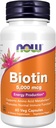NU Mattilskudd, Biotin 5000 mhg, Aminosyremetabolisme*, Energiproduksjon*, 60 Veg Kapsler
