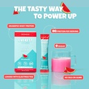 Everest Essential, Kid's Clear Whey Protein Powder (Watermelon, 10 Packets) Protein Drink Mix for barn, Electrolytes for barn, 8g Protein Per Serving, Ikke GMO, Zero tilsatt sukker