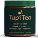Horny Goat Weed pulver, Supplement w / Maca Root, Tribulus terrestris ekstrakt, Muira Puama å øke energi, velvære og nitric oksid Prime støtte for menn og kvinner. Begrenset månedsdag