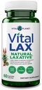 Vital planet - Vital Lax Naturlig Laxativ rengjøring Supplement for anledninger, med magnesiumhydroksid, Slippery Elm, Aloe og Triphala for å støtte Bowell Regelmessighet 60 kapsler
