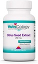 Nutricology Citrus Seed Extract Supplement - Grapefrukt Seed Extract 500 mg, støtter Metabolic funksjon, kontaminant gratis, vegetariske kapsler - 120 Count