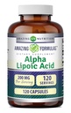 Amazing Formler Alpha Lipoic Acid | 200 Mg Amino Acid Supplement | Kapsler ikke-GMO | Glutenfri | laget i USA (1 Pakke | 120 Count)