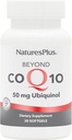 NaturesPlus Beyond CoQ10 50 mg - 30 Softgels - gir høy styrke Ubiquinol - støtter total velvære - 30 Services