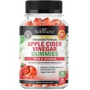 Apple Cider Vinegar Gummies for vekttap - ACV Gummies med moren for kvinner & menn - Energi øke Bloat Digestive & Immune Support - Vitamin B12 B6 B 9 Folsyre - Vegan Detox Cleanse -90Ct