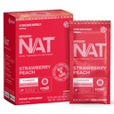 Pruvit - Keto//OS NAT - Strawberry Peach Charged Drink Mix med C-Med 100, L-Taurin, vitaminer B6 & B12, Ketone Supplement - 18.5g