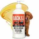 Bak 40 Hunde Wild Alaskan Fish Oil for hunder, hud og coat Supplement for hunder & katter, Omega-3-Rich Salmon og Pollock Oil, EPA & DHA Dog Salmon Oil for hjerne, hjerte, og ledd 16 oz (473 ml)