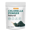 Klorella pulver naturlig-klorofyll pulver, støtter immunsystem & lever funksjon, holde ungdom, vegansk, rik på vegansk protein og vitaminer, 8 oz.