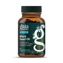 Gaia urter svart frøolje - kaldpressede kapsler for lunge, pustende og antioksidant støtte - med organisk nikkella frøolje - Herbal Supplement - 60 Vegan flytende fyto-kapsler (30-dagers forsynings)