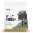 Nivåer Grass Fed Whey Protein pulver, ingen kunstige stoffer, 24G protein, Vanilla Bean, 1LB