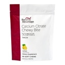 Bariatrisk fordel Kalsium Citrat Chewy Bites 500 mg - svært absorberbar og dialyserbar - vitamin D3 - lett Chewable Kalsium Supplement - sitron Flavor - 90 greve