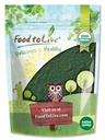 Mat å leve organisk spirulina pulver, 1 pund - Ikke-GMO, Kosher, rå blå-grønn algae, vegansk supermat, bulk, ikke-irradiert, ren vegansk grønn protein, rik på vitaminer og mineraler, Flott for drinker