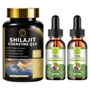 TMG (Trimethylglycine) Supplement flytende dråper & Shilajit kapsler med sjø Moss