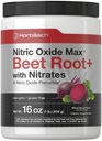 Horbaach Nitric Oxid pulver | 16 oz | Supplement for menn og kvinner | med beet rot og nitrater | Blandet Berry Flavor | Vegan, ikke-GMO & Glutenfri