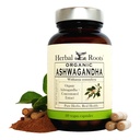 Herbal Roots Ashwagandha Capsules | Ekstra styrke 1000mg per servering | Ayurvedic for generelle helse for menn og kvinner | 60 Vegansk kapsler