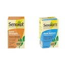 Senokot ekstra styrke Naturlig grønnsaker Laxativ & S Dual Action 60 tabletter, Naturlig grønnsaker Laxativ Ingredient Plus Stool Softener Tabletter