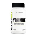 NutraBio Yohimbe Bark Extract Supplement for menn og kvinner, 4mg, 90 Grønnsaker kapsler